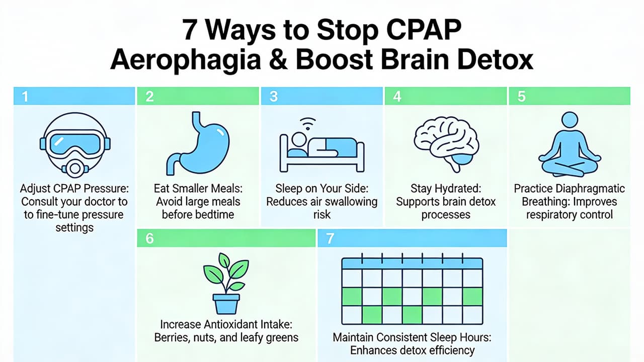 7 Ways to Stop CPAP Aerophagia & Boost Brain Detox Cover