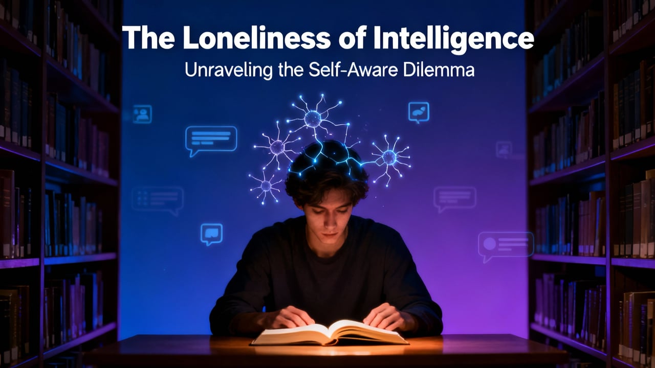 Why Smart Minds Wander Alone: Unpacking the Loneliness of Intelligence Cover