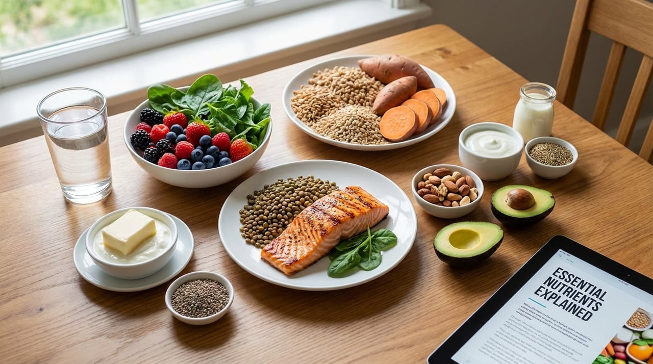 Essential Nutrients: 6 Components Your Body Needs Daily Cover