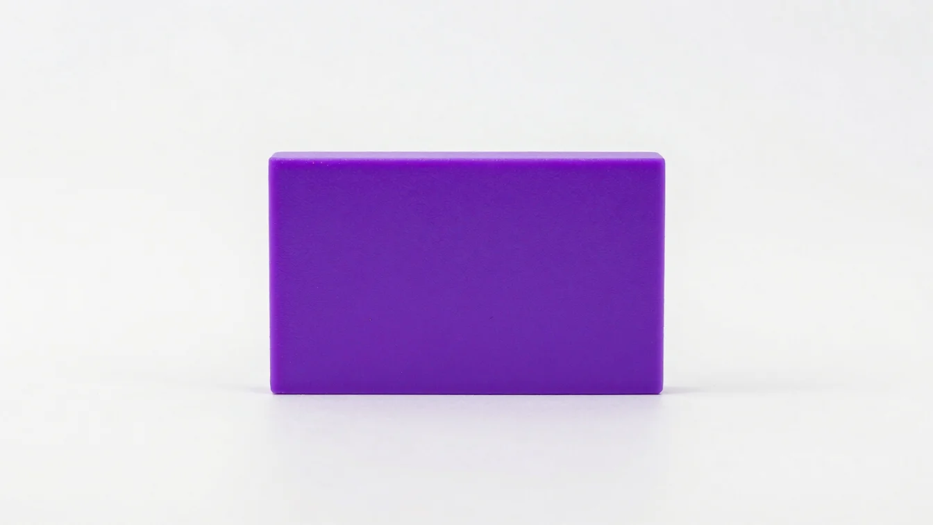 Solid color block in vivid primary purple (#8A56FF).